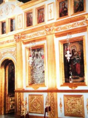 Επιχρύσωμα τέμπλου στον Ιερό Ναό Προφήτη Ηλία Πυλαίας