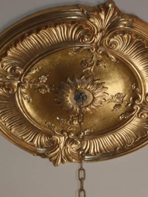 Κατασκευή τοποθέτηση και επιχρύσωμα ροζέτας στον Ιερό Ναό Αγίου Προφήτη Ηλία Πυλαίας