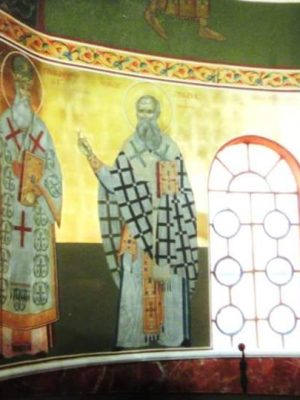 Συντήρηση αγιογραφιών και επιχρύσωμα φόντου στον Ιερο Ναό Αγίου Προφήτη Ηλία της Πυλαίας