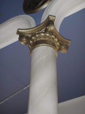 Τεχνοτροπία απομίμησης μαρμάρου στον Ιερό Ναό Αγίων Αναργύρων Σουρωτής ()