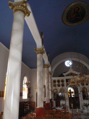 Τεχνοτροπία απομίμησης μαρμάρου στον Ιερό Ναό Αγίων Αναργύρων Σουρωτής ()